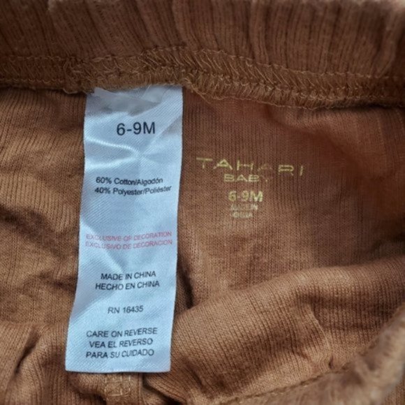 Tahari Baby 3 pcs lot  pant set with hat. Size 6-9months. - Picture 9 of 9